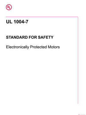 UL 1004-7 PDF UL 1004-7 PDF